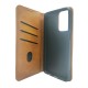  LEATHER FLIP COVER WITH INTERNAL POCKET AND CARD HOLDER FOR SAMSUNG M23 BROWN.